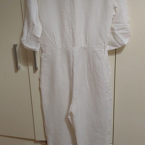 Zara jumpsuit white XS like new