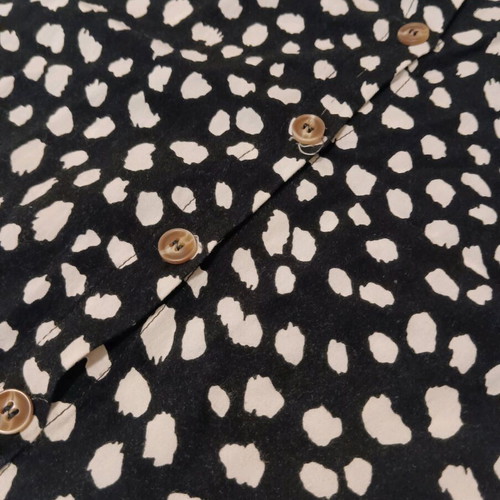 Shein dress size S like new, black and white with buttons