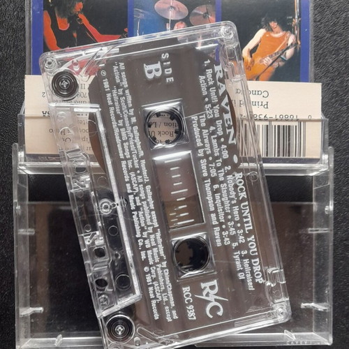 Raven Rock Until You Drop cassette tape like new, metal