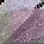  Michelle Moon rose pink feather clutch