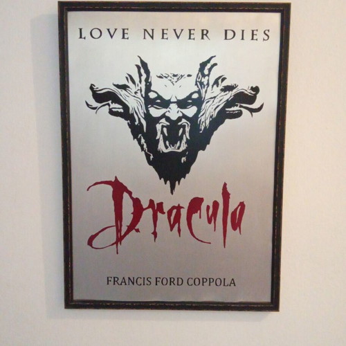 Stencil Art Bram Stoker's Dracula Frame like new, metal sheet