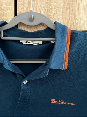 Ben Sherman polo size M used, blue
