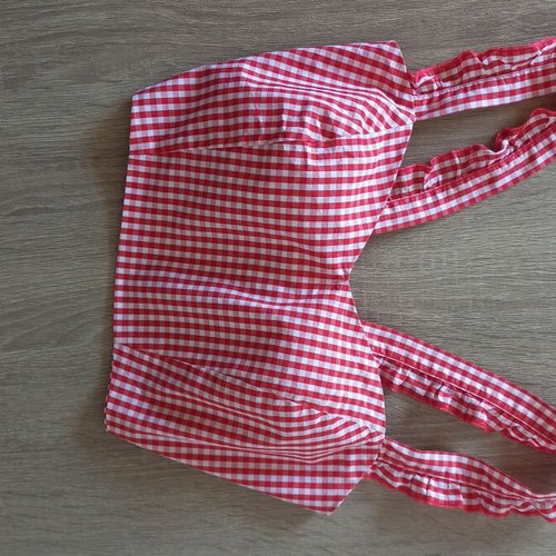 Crop top Tezenis like new, red and white, size M