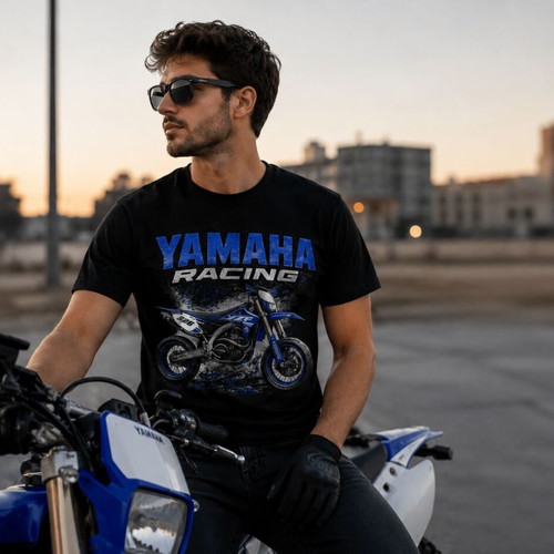 Yamaha Racing YZF 450 Supermoto T-Shirt new, black