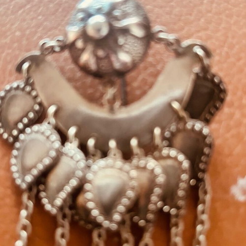 Traditional silver Caucasian antique jewelry like new