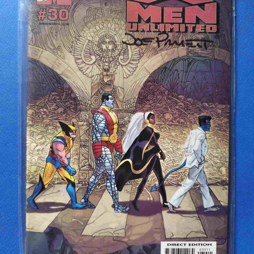 X-men Unlimited 30 used, signed by Joe Pruett