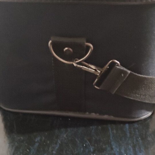 Large toiletry bag used, black