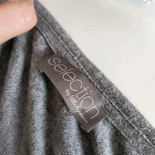 Ulla Popken dress used 5% cashmere 95% cotton gray