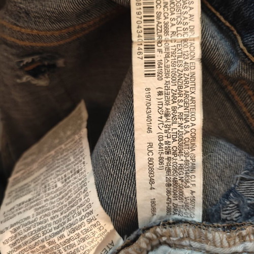 Zara women's bootcut jeans used, size XL, blue