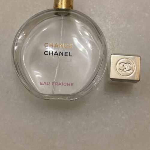 Chance Chanel perfume bottle 50 ml used