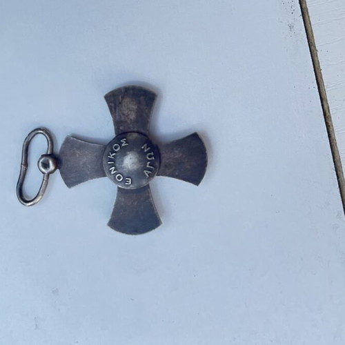 Silver Red Cross Collectible Medal used, National Struggle 1940