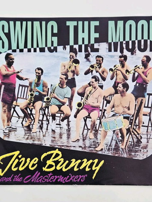 Jive Bunny And The Mastermixers Swing The Mood 7" δισκάκι βινυλίου σαν καινούργιο