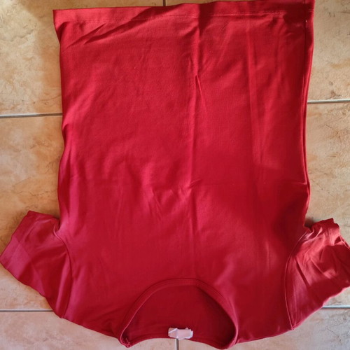 Zara red short-sleeve shirt used size M