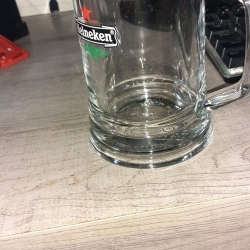 Heineken Tankard 0.5L Beer Glasses New Large