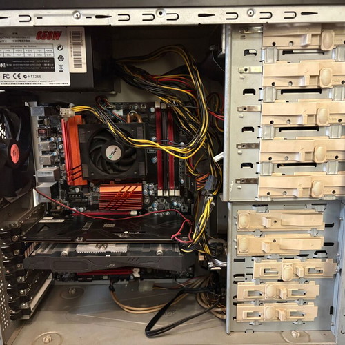 Retro gaming PC used with AMD Phenom II 960T and ASUS Stryx 1050ti