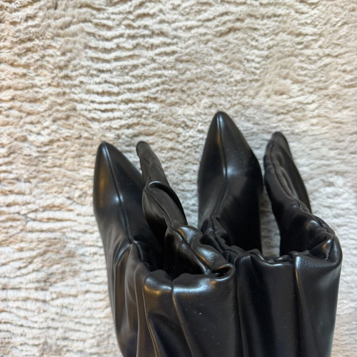 About You black boots size 37.5, 9 cm heels