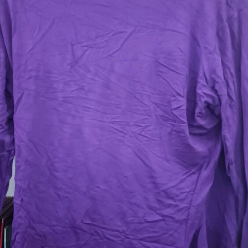 Women's purple blouse with checkered design like new, size L/XL