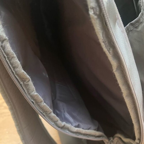 Wilson tennis backpack used, gray with multiple compartments