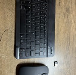 Wireless keyboard and mouse set, rechargeable
