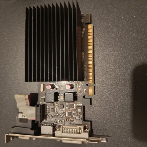 Gainward Nvidia GeForce 210 1GB DDR3 graphics card used