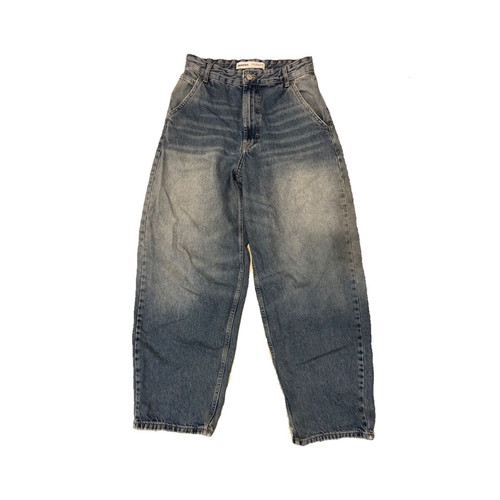 Bershka women baggy jeans size 34 used, blue