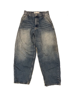 Bershka women baggy jeans size 34 used, blue