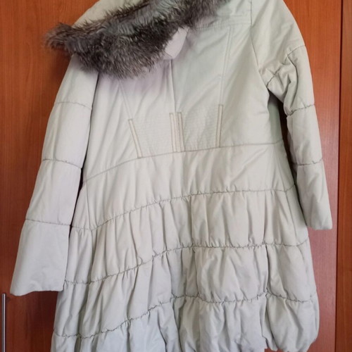 Milla thick jacket beige like new No 3