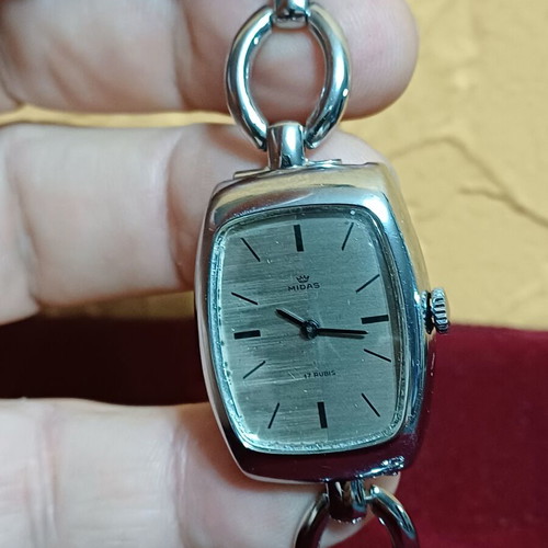 Ρολόι Midas 17 Rubis γυναικείο vintage κουρδιστό σαν καινούργιο