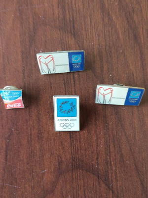 Collectible pins used Olympic Games 2004
