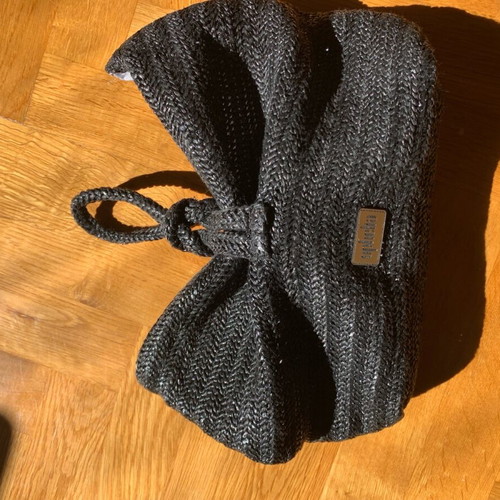 Ophelia small black handmade purse like new