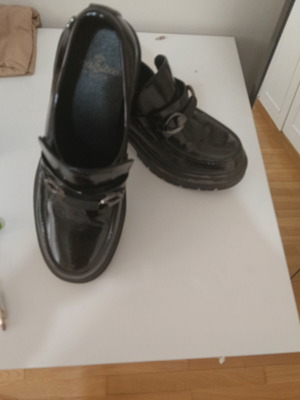 About You patent leather shoes size 38 like new black