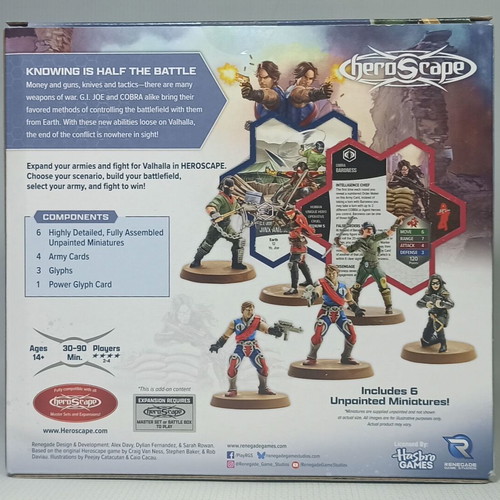 Hasbro Renegade Studios 2026 Heroscape GI Joe Strike Forces Army Expansion new