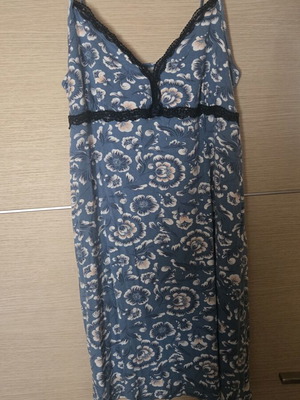 Esmara nightdress like new, size M, white and blue