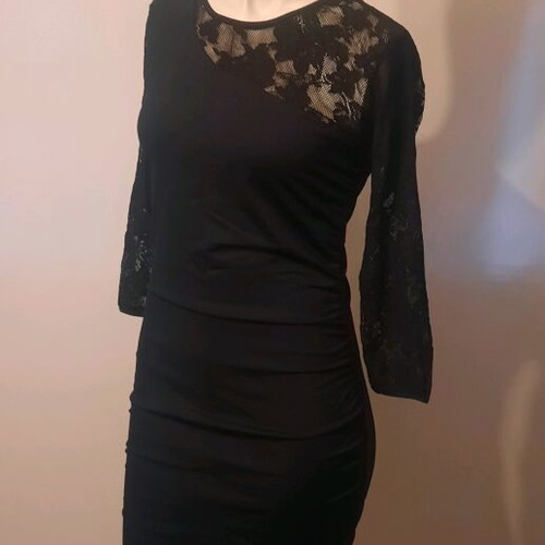 Elegant black dress new without tag
