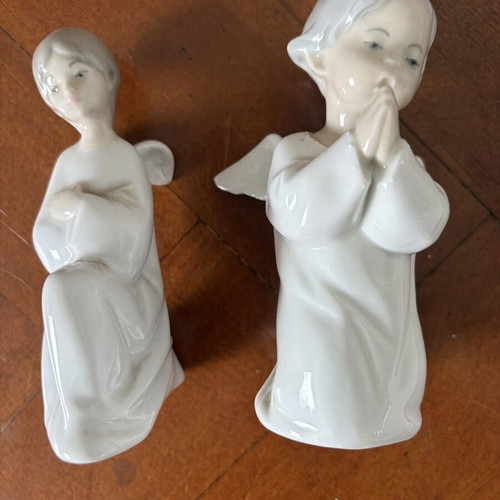 Lladro figurines, set of 2, 13 cm height