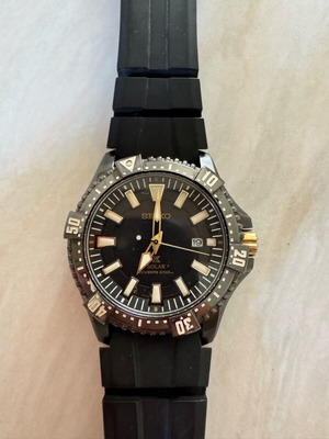 Ρολόι Seiko Prospex SOLAR Diver’s 200m 44mm σαν καινούργιο, μαύρο