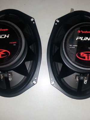 Rockford Fosgate Punch FRC3269 150W Car Audio Speakers Like New