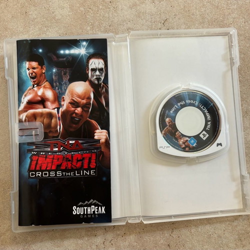 TNA Impact Cross the Line PlayStation PSP English used complete