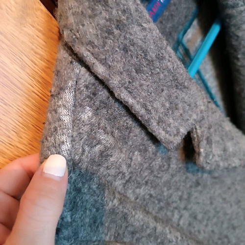Trussardi wool gray jacket used, size M