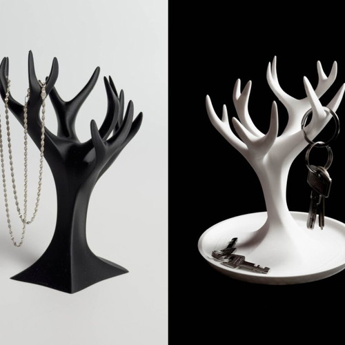 Jewelry Tree Stand new, minimal decor and key holder