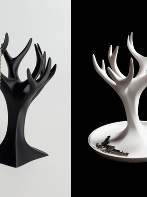 Jewelry Tree Stand new, minimal decor and key holder