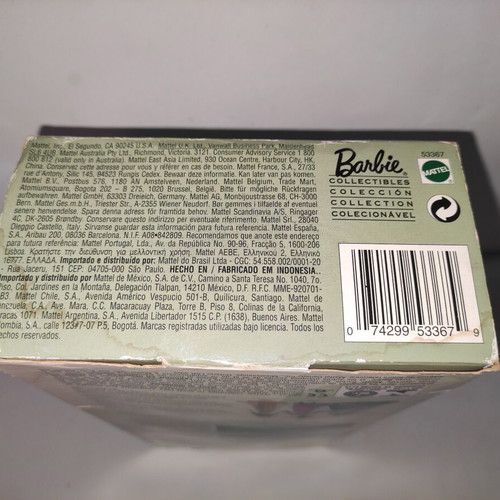 Barbie Collector Edition Princess of Ireland Mattel 2001 new