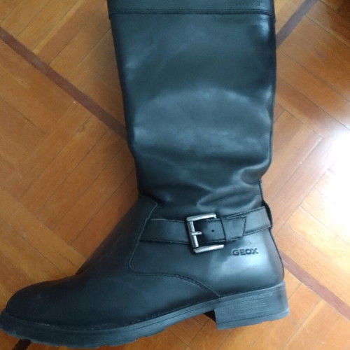 Geox leather boots size 36 like new, black