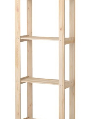 Ραφιέρα IKEA Albert σαν καινούργιο, σετ 2, μασίφ ξύλο πεύκου