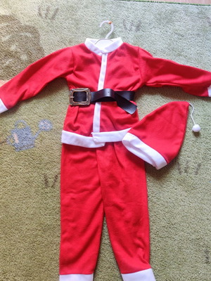 Στολή Άη Βασίλη καινούργια για 4-5 ετών