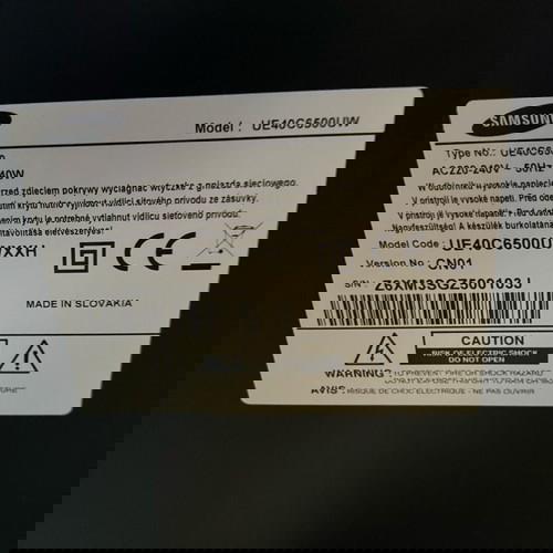 Τηλεόραση Samsung 40 ιντσών μεταχειρισμένη, όχι smart