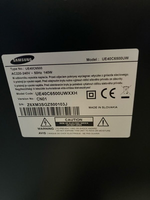 Τηλεόραση Samsung 40 ιντσών μεταχειρισμένη, όχι smart