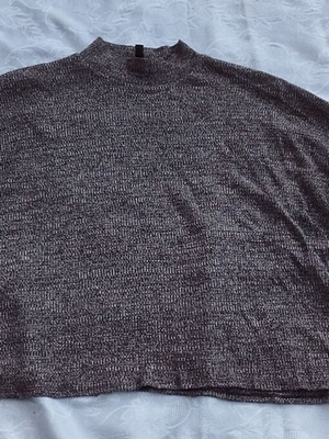 Women's Long-Sleeve Thin Sweater H&M Divided New Gray White
