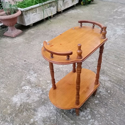 Granny's wooden auxiliary table used