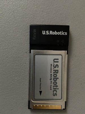 US Robotics Model 5411 Wireless MAXg PC Card used